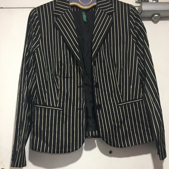 LAUREN RALPH LAUREN STRIPE BLAZERS SIZE 12 - Picture 2 of 9